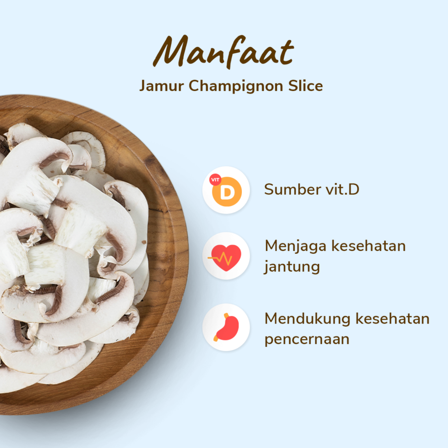 Jamur Champignon Slice 150gram_2