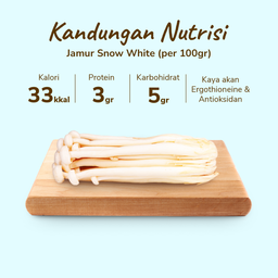 Jamur Snow White 150gram