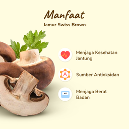 Jamur Swiss Brown 200gram