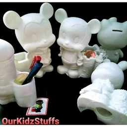 Children's Coin Bank /Piggy Bank with Stationary Holder Painting