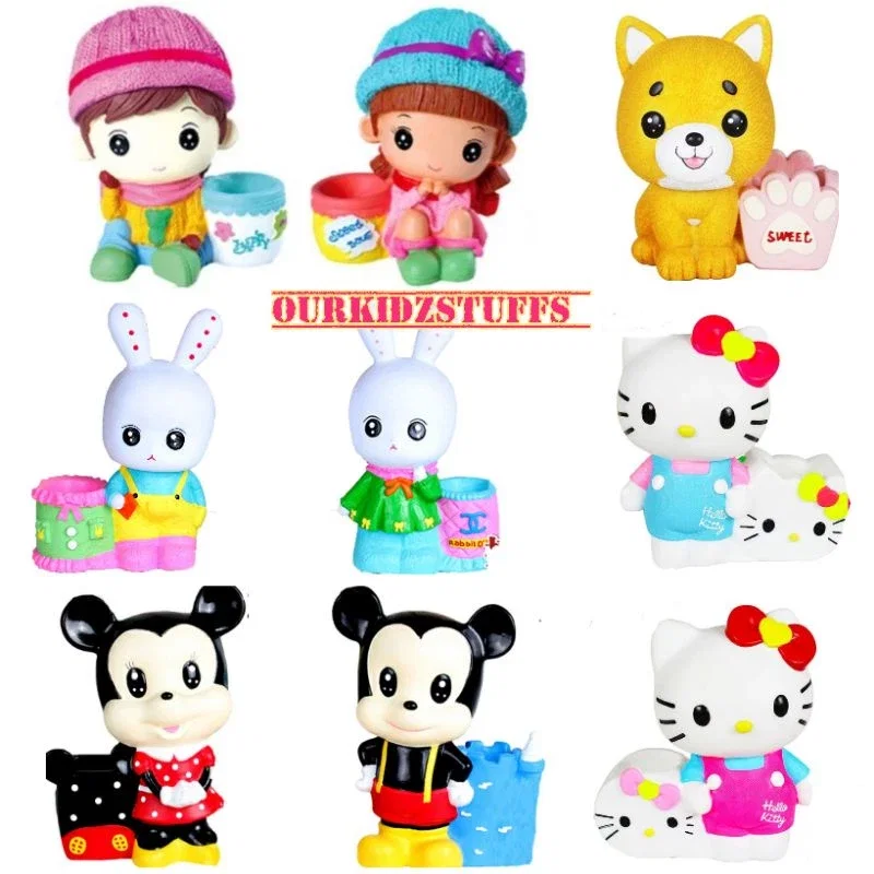 Children's Coin Bank /Piggy Bank with Stationary Holder Painting_0