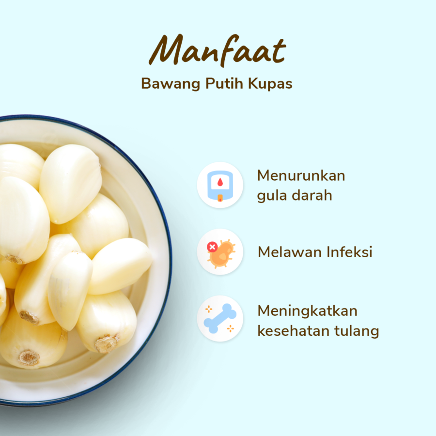 Bawang Putih Kupas- 200gram_2