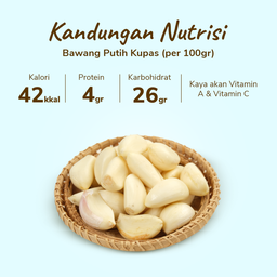 Bawang Putih Kupas- 200gram