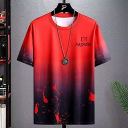 Men's Summer Ice Silk Sports Casual T-Shirt Breathable Quick Drying Outdoor Sports Top
