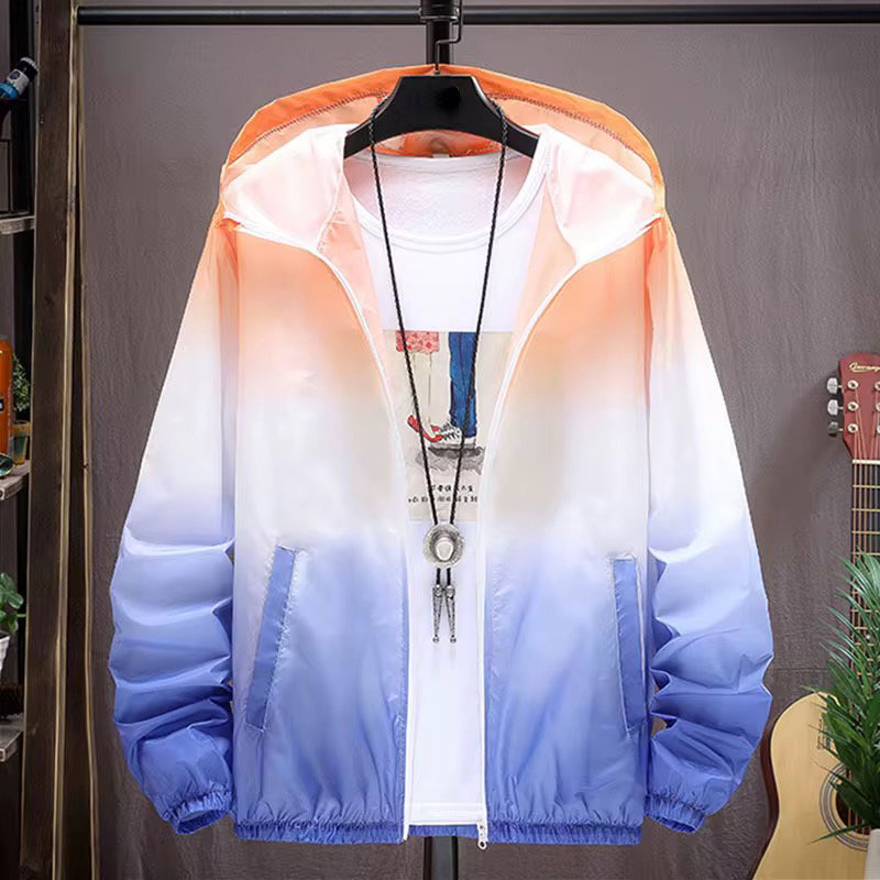 Unisex Tie Dyed Streetwear Hoodie Plus Size Sports Men's Gym Running Long Sleeve Hooded Hoodies & Sweatshirts With Zipper
