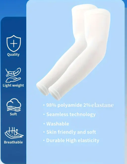 1 Pair Cooling Arm Sleeves Compression Arm Sleeves for Men-Women