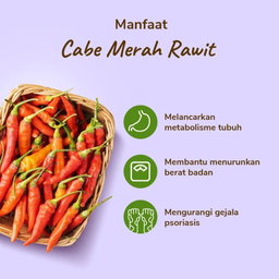 Cabe Merah Rawit 100gram