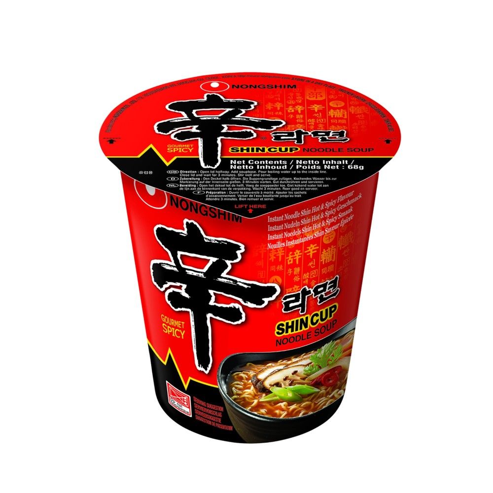 Nongshim Shin Cup Noodle Soup 68g
