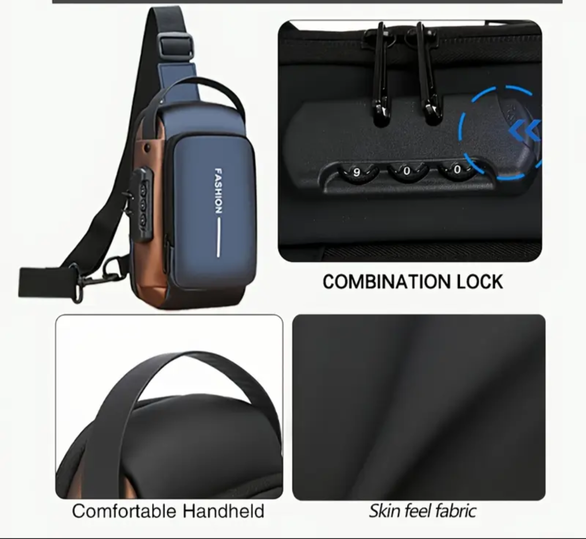 Anti-Theft Crossbody Bag for Women & Men _2