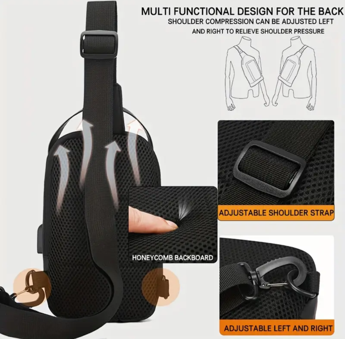 Anti-Theft Crossbody Bag for Women & Men _4