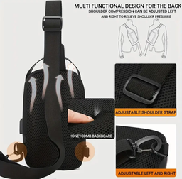 Anti-Theft Crossbody Bag for Women & Men 