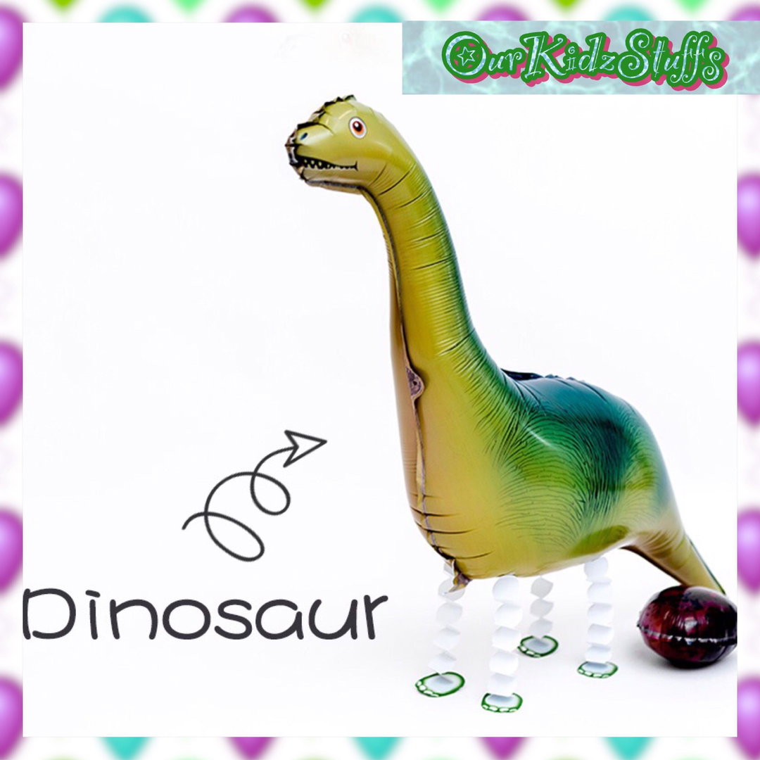Dinosaur Unicorn Walking Pet Balloons (Helium not provided)