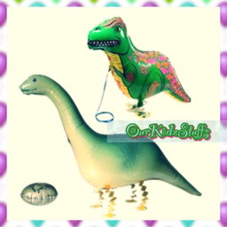 Dinosaur Unicorn Walking Pet Balloons (Helium not provided)