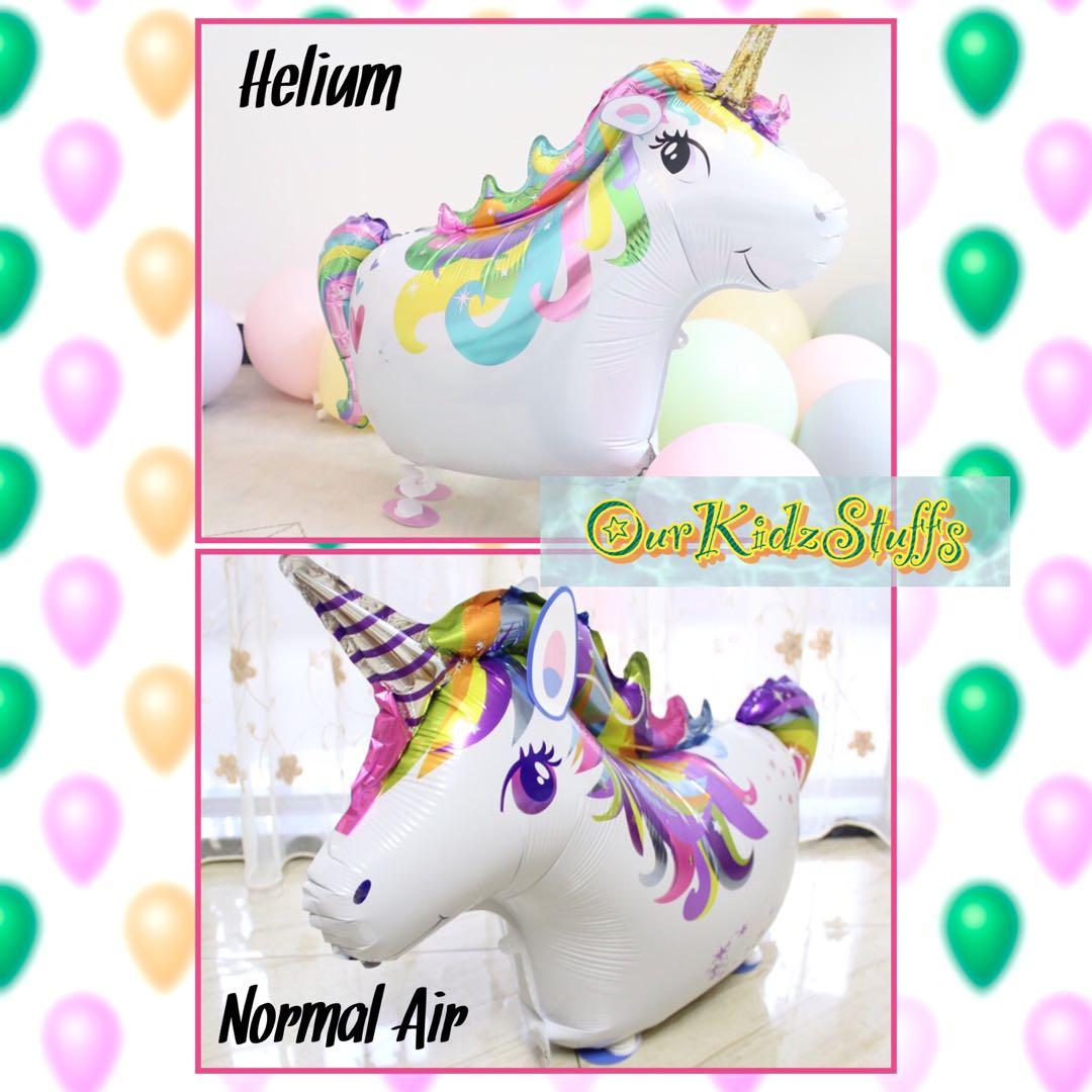 Dinosaur Unicorn Walking Pet Balloons (Helium not provided)_1