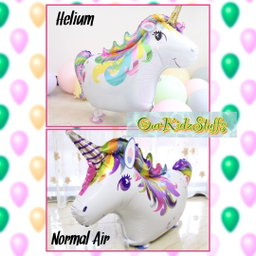 Dinosaur Unicorn Walking Pet Balloons (Helium not provided)
