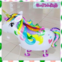 Dinosaur Unicorn Walking Pet Balloons (Helium not provided)