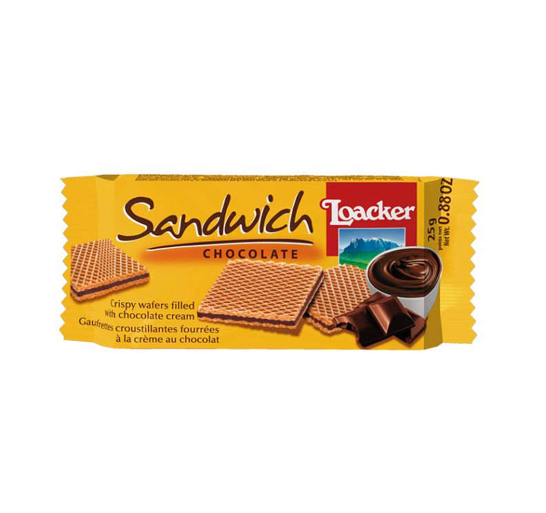 Loacker Sandwich Chocolate 25gm_0