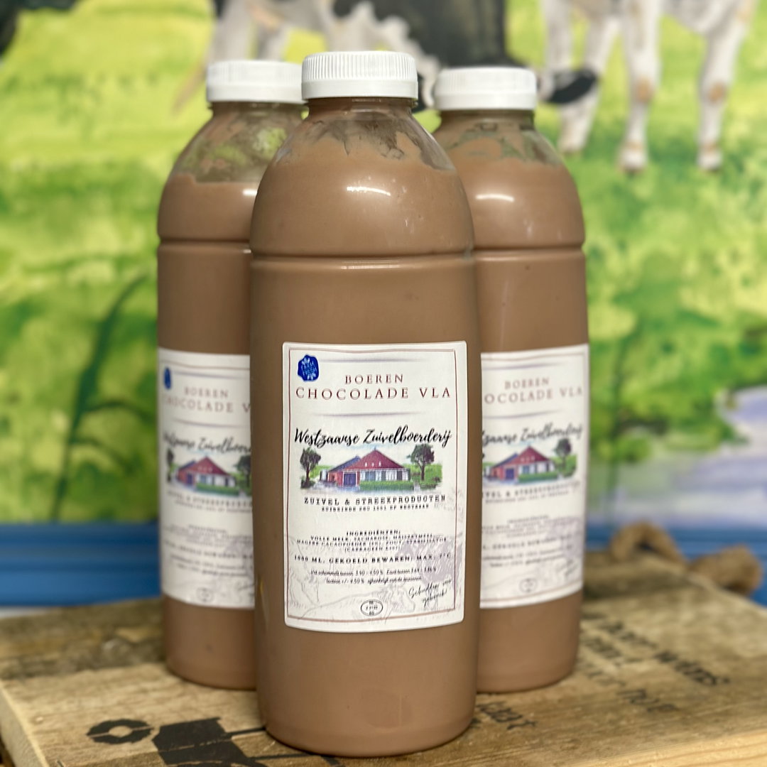 Boeren Chocolade Vla 1L