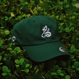 Classic كُمّة logo dad hat (Green)