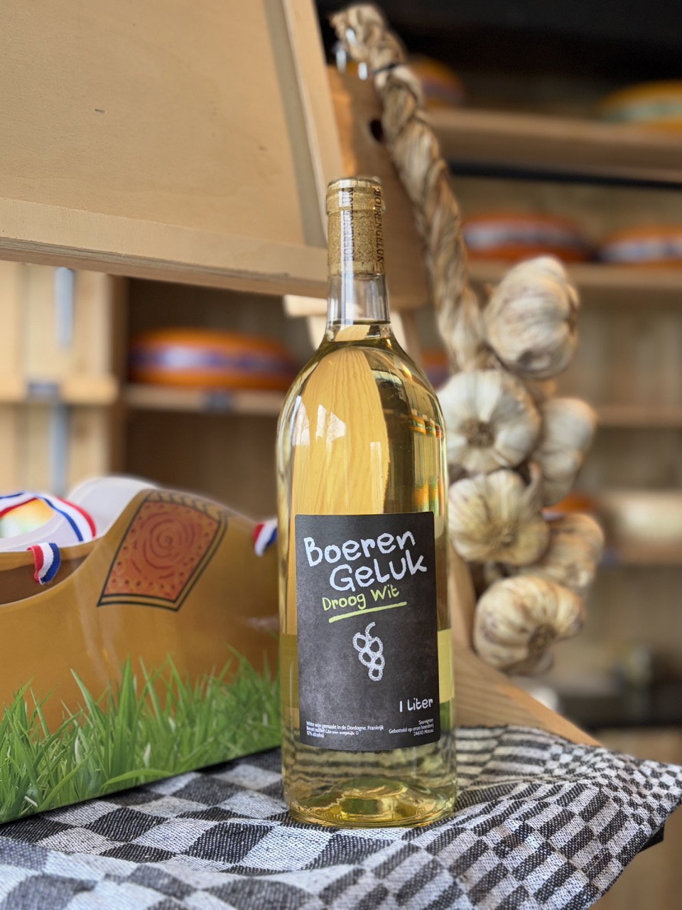 Boerengeluk Wijn Wit 1L_0