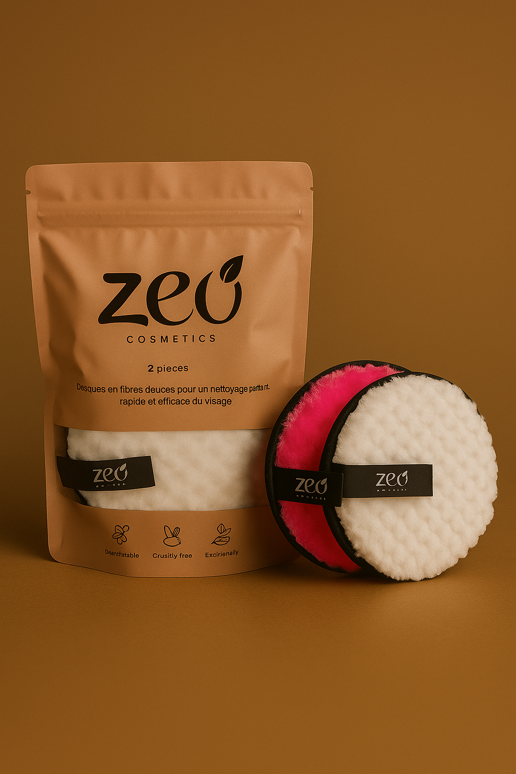 Tampons nettoyant visage