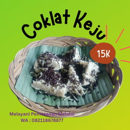 Talas Kukus Varian Coklat Keju