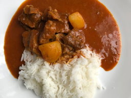 Mutton Curry & Rice