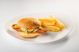 Chicken Burger & Chips_0