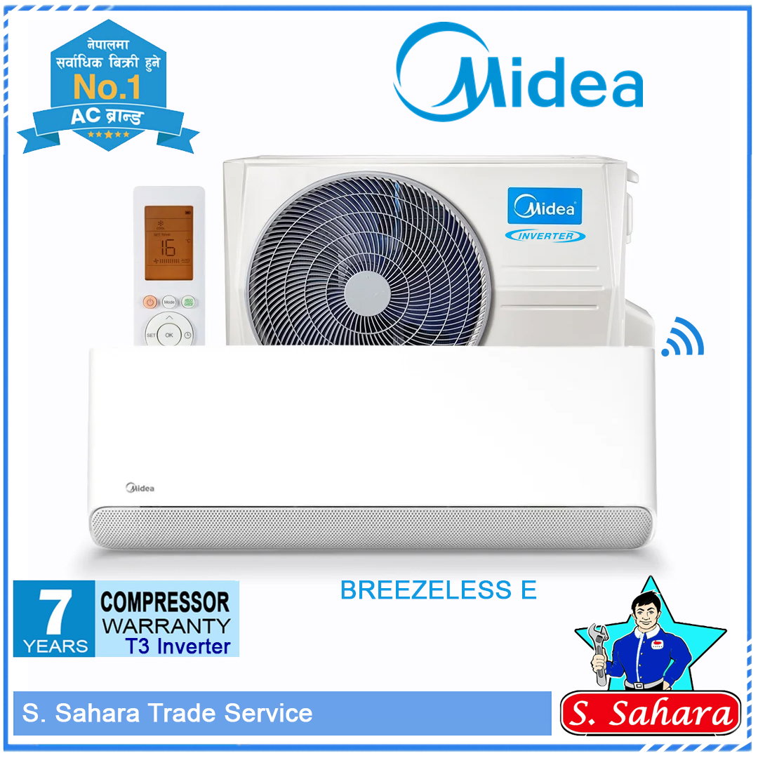 Midea Breezeless E series T3 Inverter WM Air Conditioners
