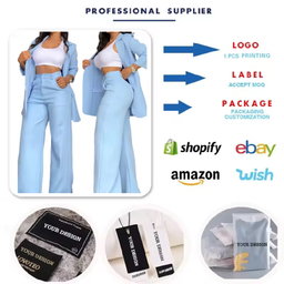 K-1381 Latest Design Business Suits Set for Women Blazer and Pants Set Two Piece Ladies Suits Office Wear Blazer Set for Women