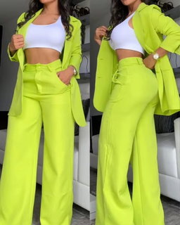 K-1381 Latest Design Business Suits Set for Women Blazer and Pants Set Two Piece Ladies Suits Office Wear Blazer Set for Women