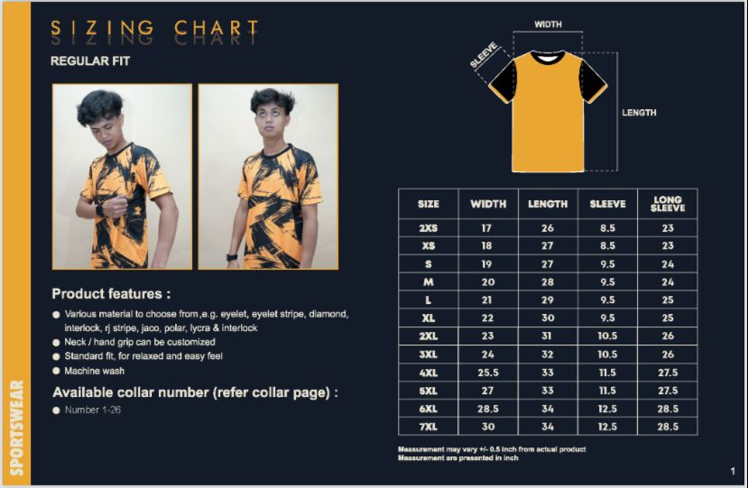 T-Shirt Sublimation Round Neck_1