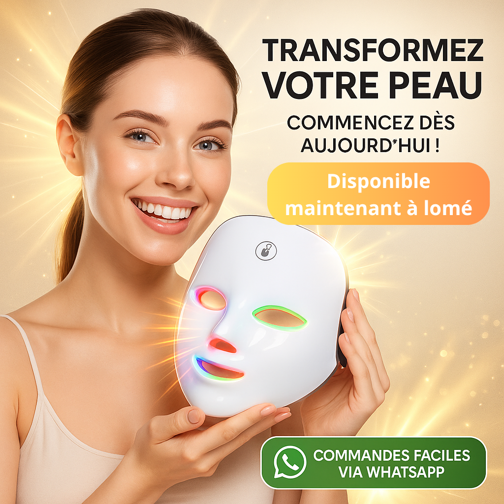 💎 SkinGlow Pro – Masque LED Thérapeutique Haut de Gamme