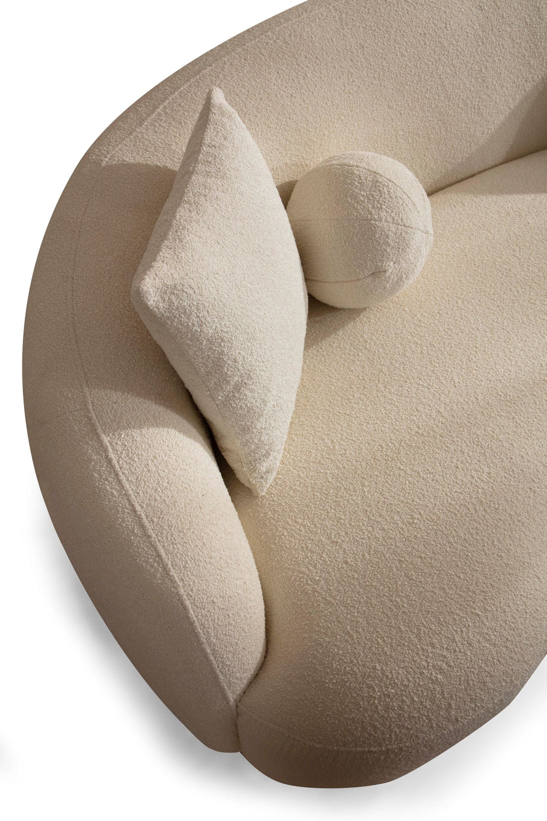 Bonita Ivory Boucle Loveseat_3