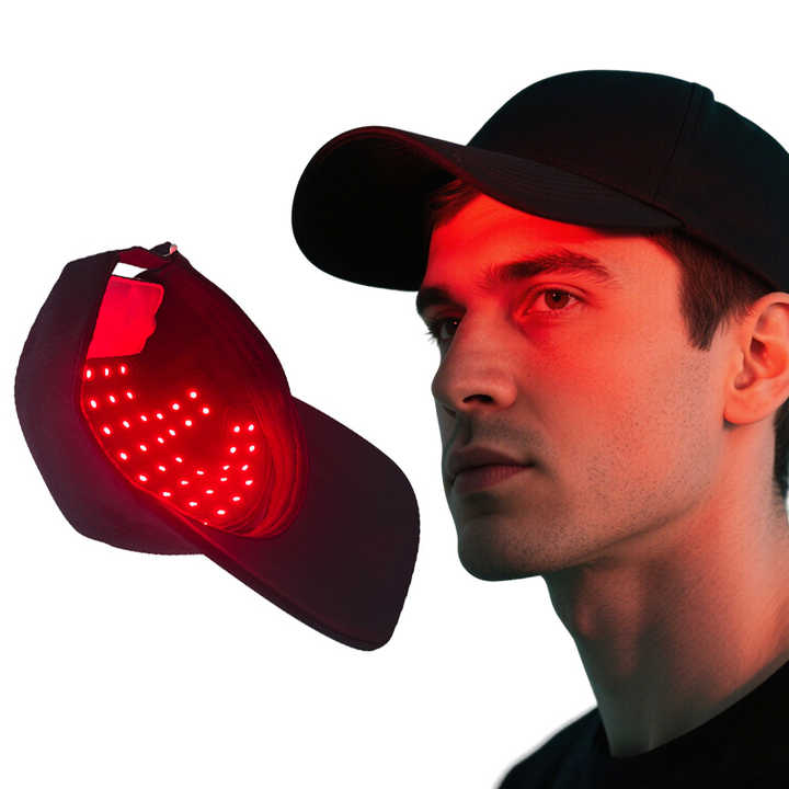 ✨ Casquette Thérapeutique à Lumière Rouge – Technologie Capillaire Avancée_0