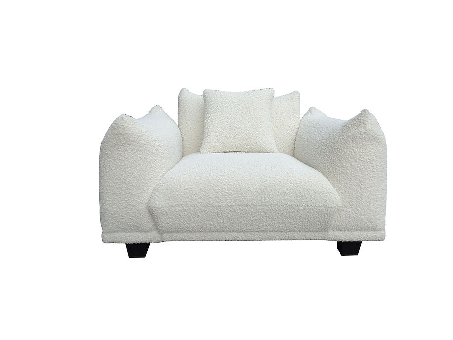 S3131 Homey sofa and oversized chair (White)_7