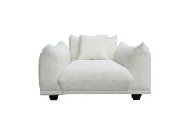 S3131 Homey sofa and oversized chair (White)