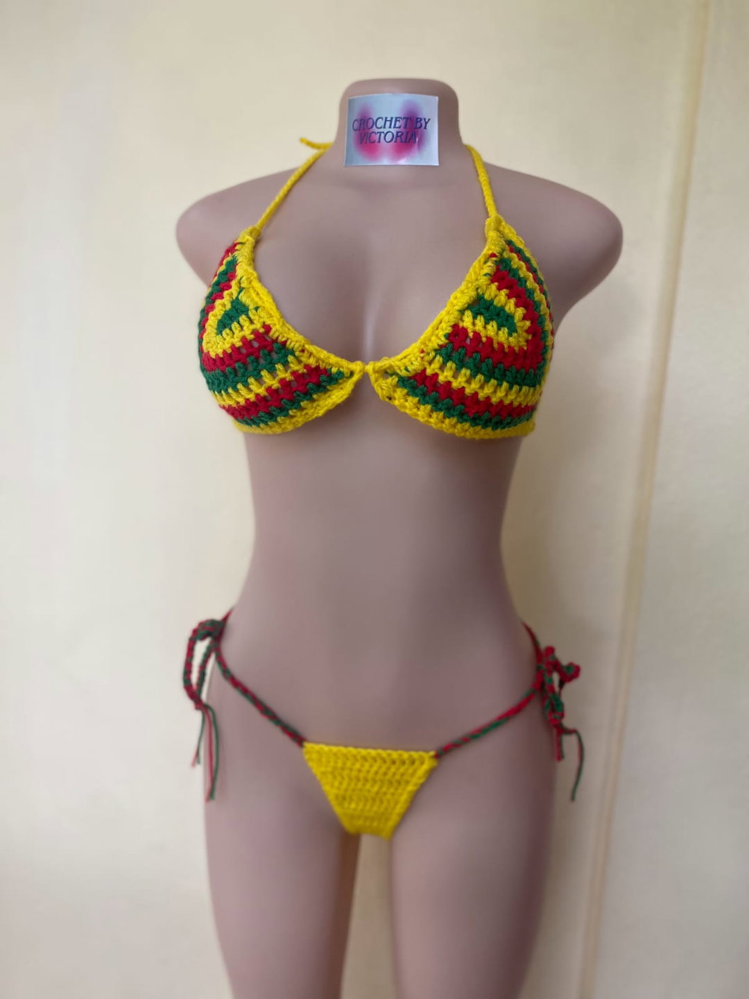 Yellow bikini set