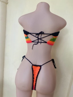 Multi colour bikini