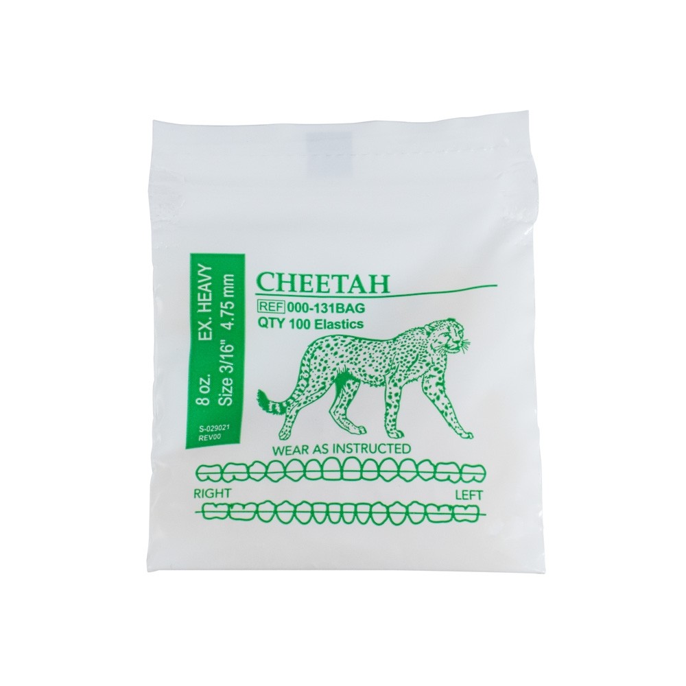 ELASTICS WILDLIFE CHEETAH 8oz 3/16 EXTRA HEAVY_1