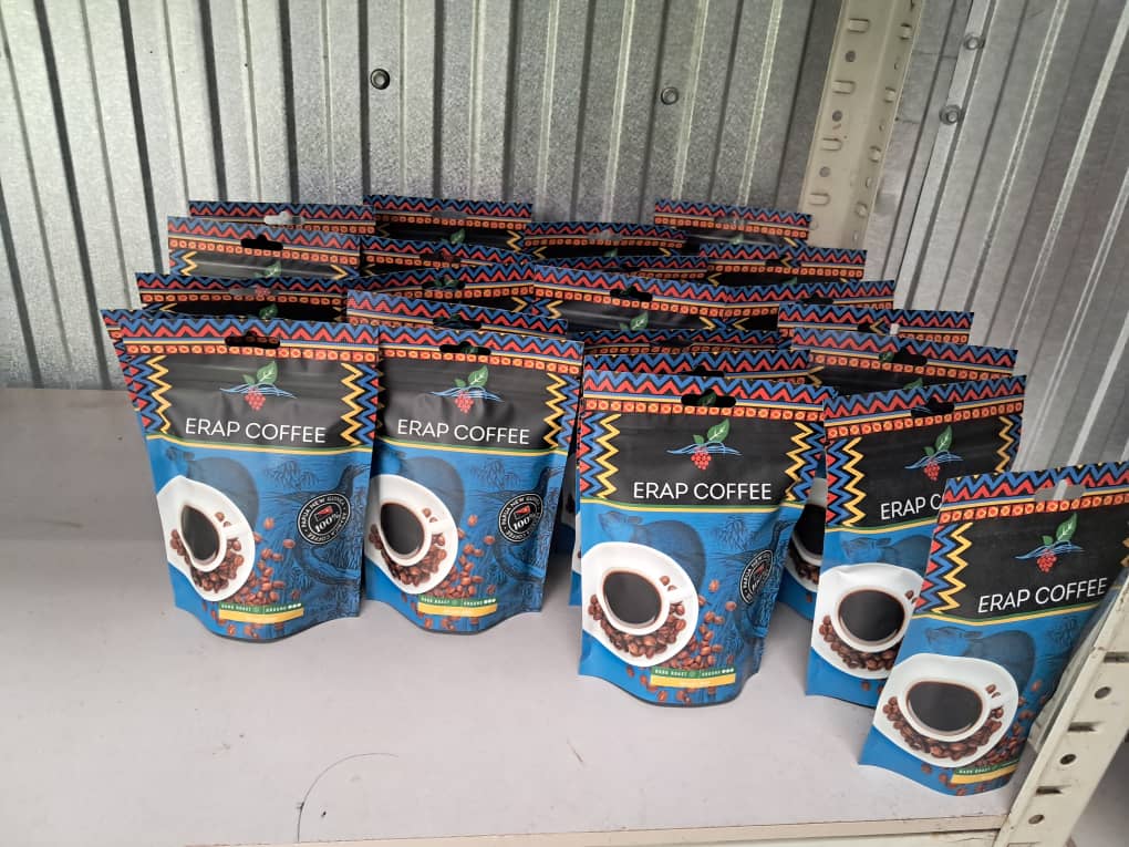 Erap Kofi, Arabica, Dark Roast, Ground Coffee Powder 250g_0