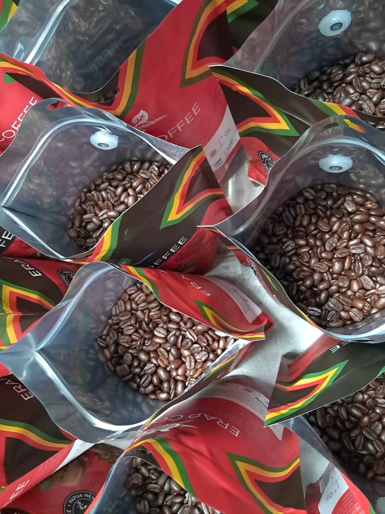 ERAP KOFI, ARABICA, DARK ROAST, WHOLE COFFEE BEAN 250g_1