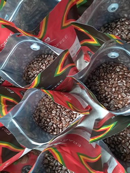 ERAP KOFI, ARABICA, DARK ROAST, WHOLE COFFEE BEAN 500g