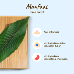 Daun Kunyit 100gram