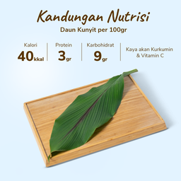 Daun Kunyit 100gram