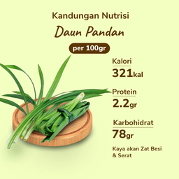 Daun Pandan 50gram