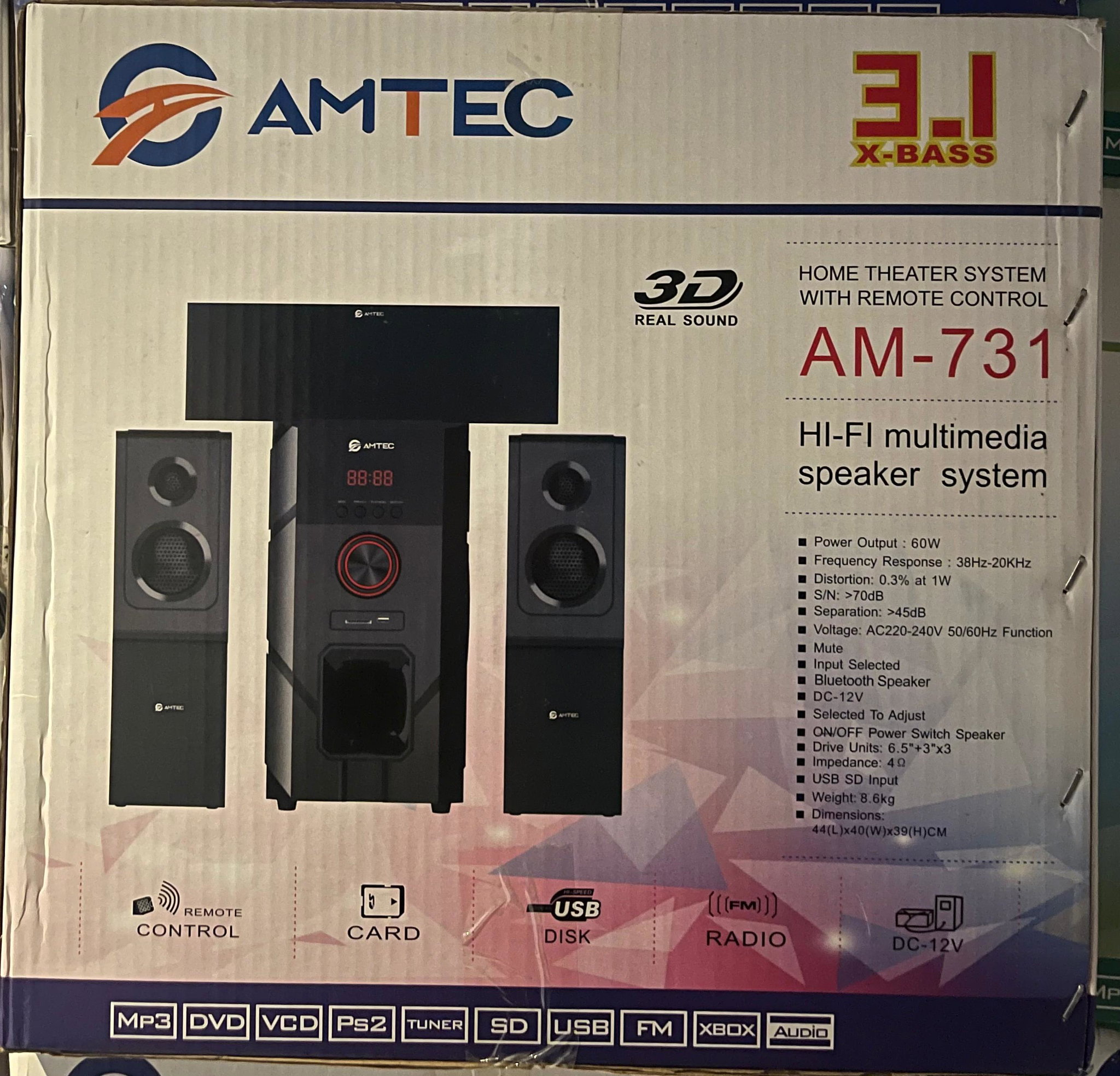 AMTEC AM-731 HI-FI MULTIMEDIA SPEAKER SYSTEM_0