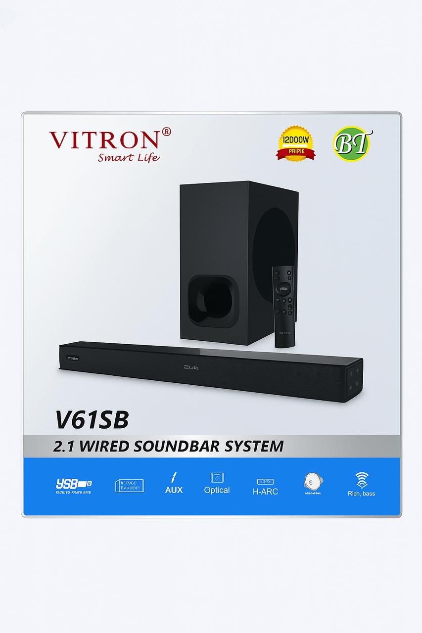VITRON V661SB WIRED SOUNDBAR SYSTEM