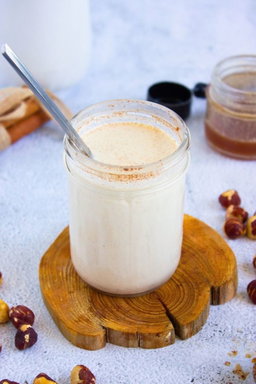 The au lait aux noisettes et au sel de mer