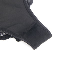 High end panty-black